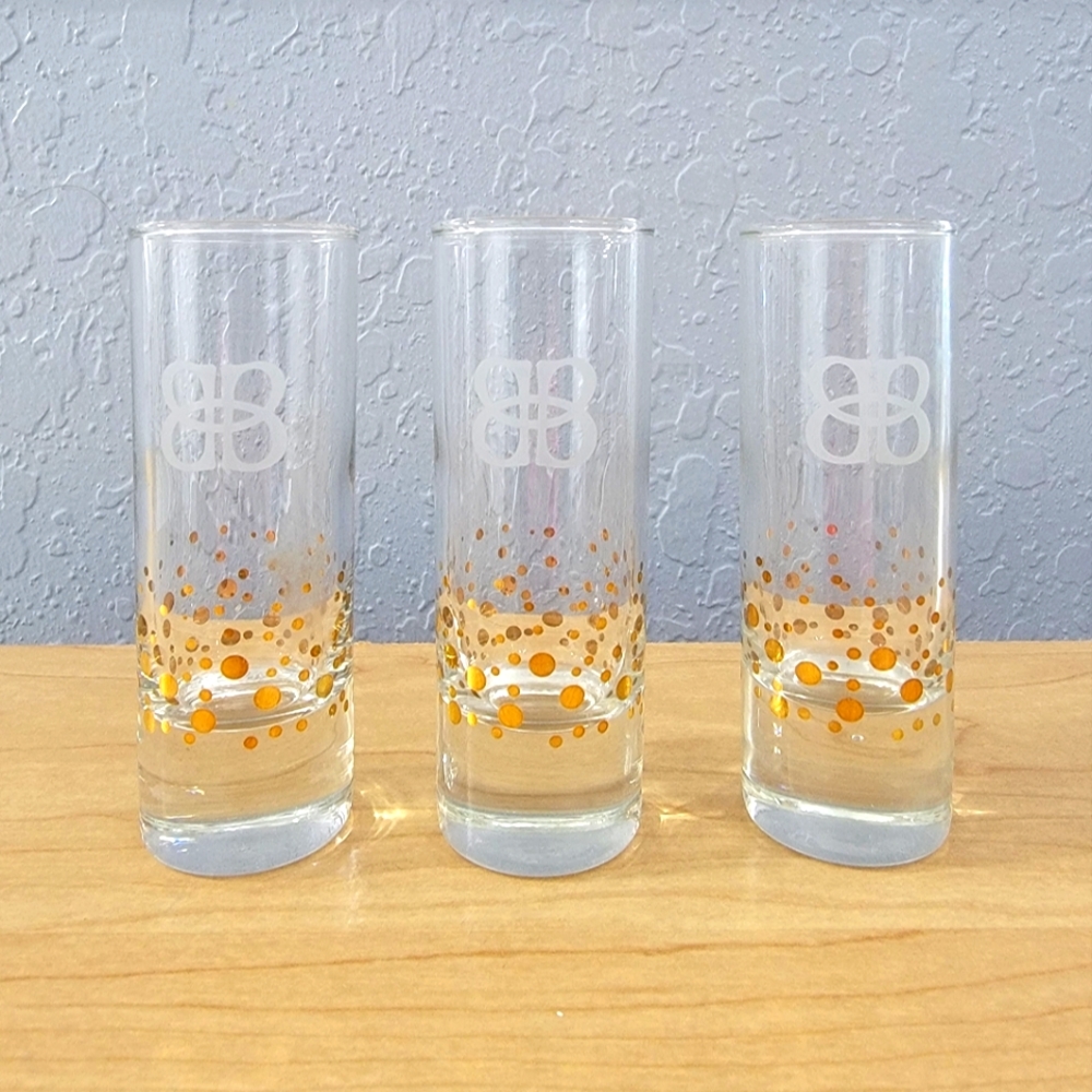 Set of Three Vintage Baileys Shot Glasses